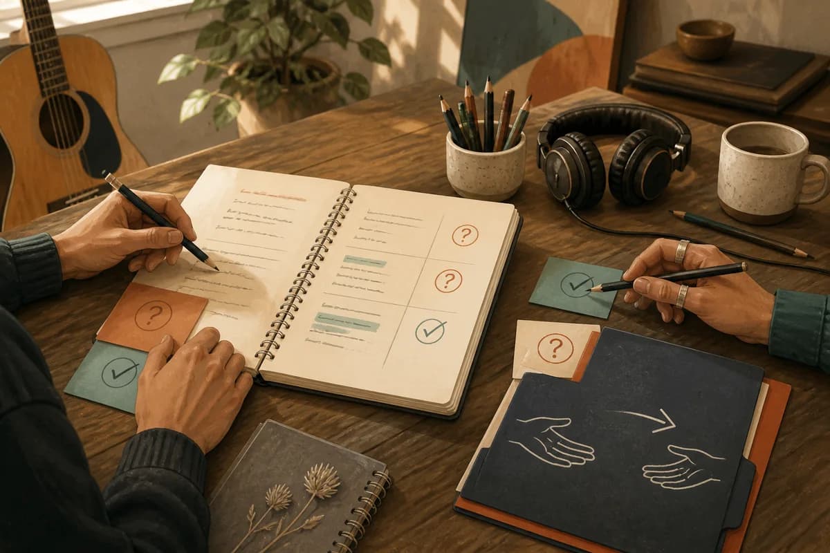 AI music collaboration notes and handoffs